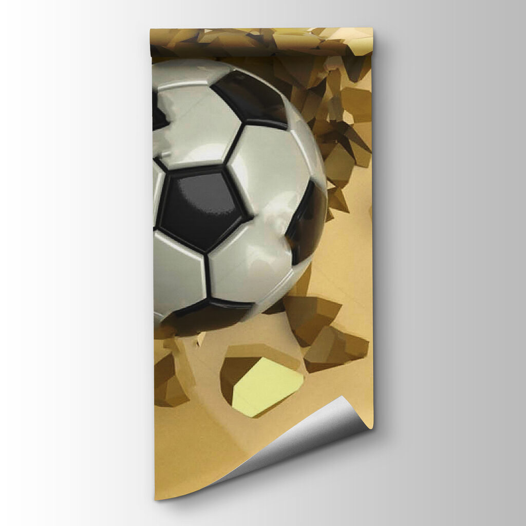 Fotbal skrz zlatou zeď — zobrazení produktu