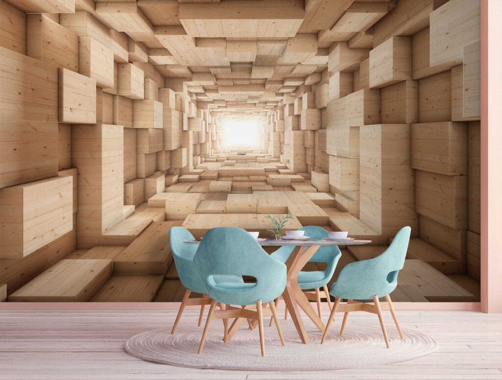 Bloky jako dlouhý tunel — interiér 1
