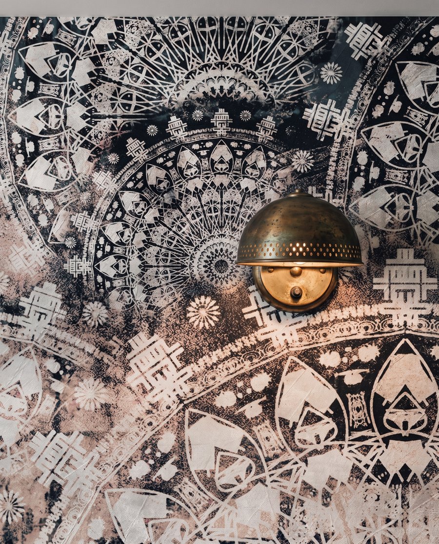 Krajkové mandaly — detail