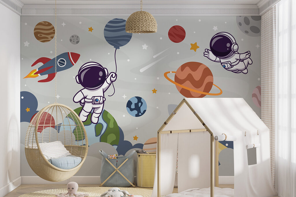 Hravé rakety a astronauti — interiér 5
