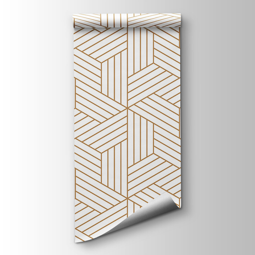 Zlaté geometrické vzory — zobrazení produktu