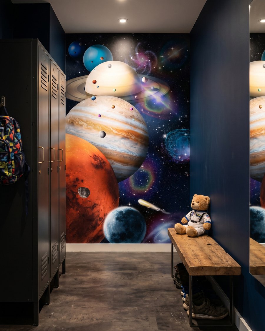 Planety pod zářícím sluncem — interiér 2