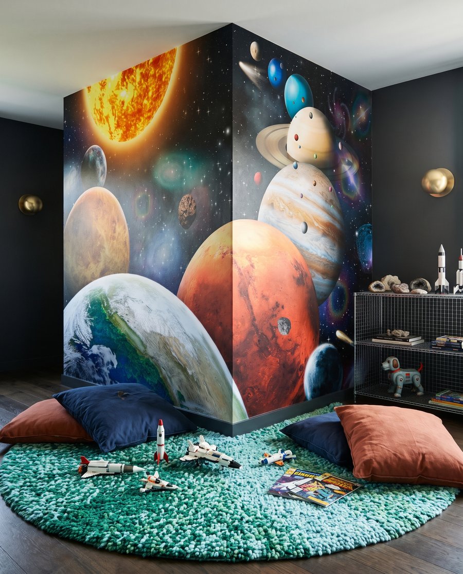 Planety pod zářícím sluncem — interiér 6