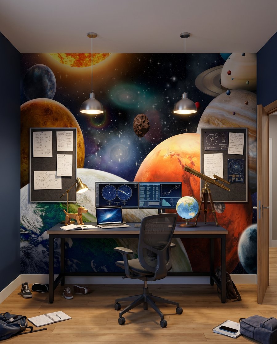 Planety pod zářícím sluncem — interiér 7