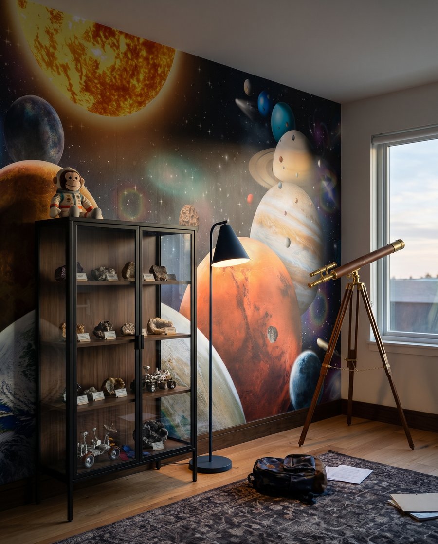 Planety pod zářícím sluncem — interiér 8