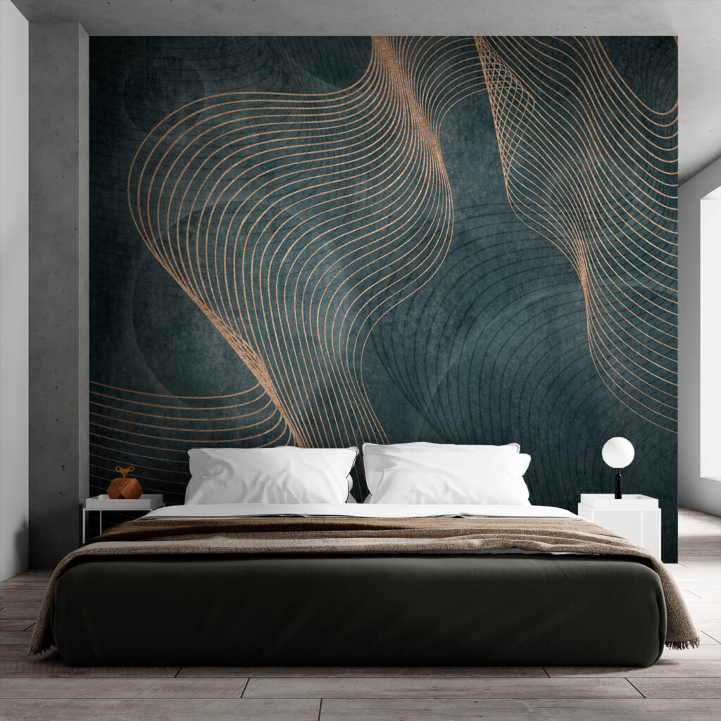 Zlaté linky splývají — interiér 2