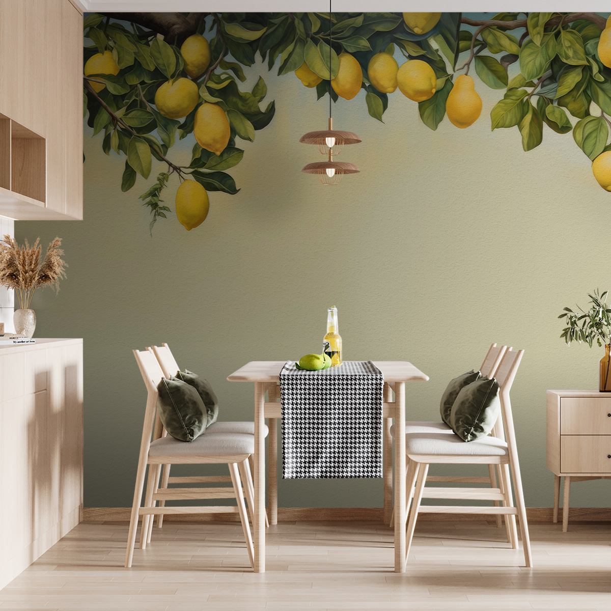 Citrony nad světle zeleným — interiér 2