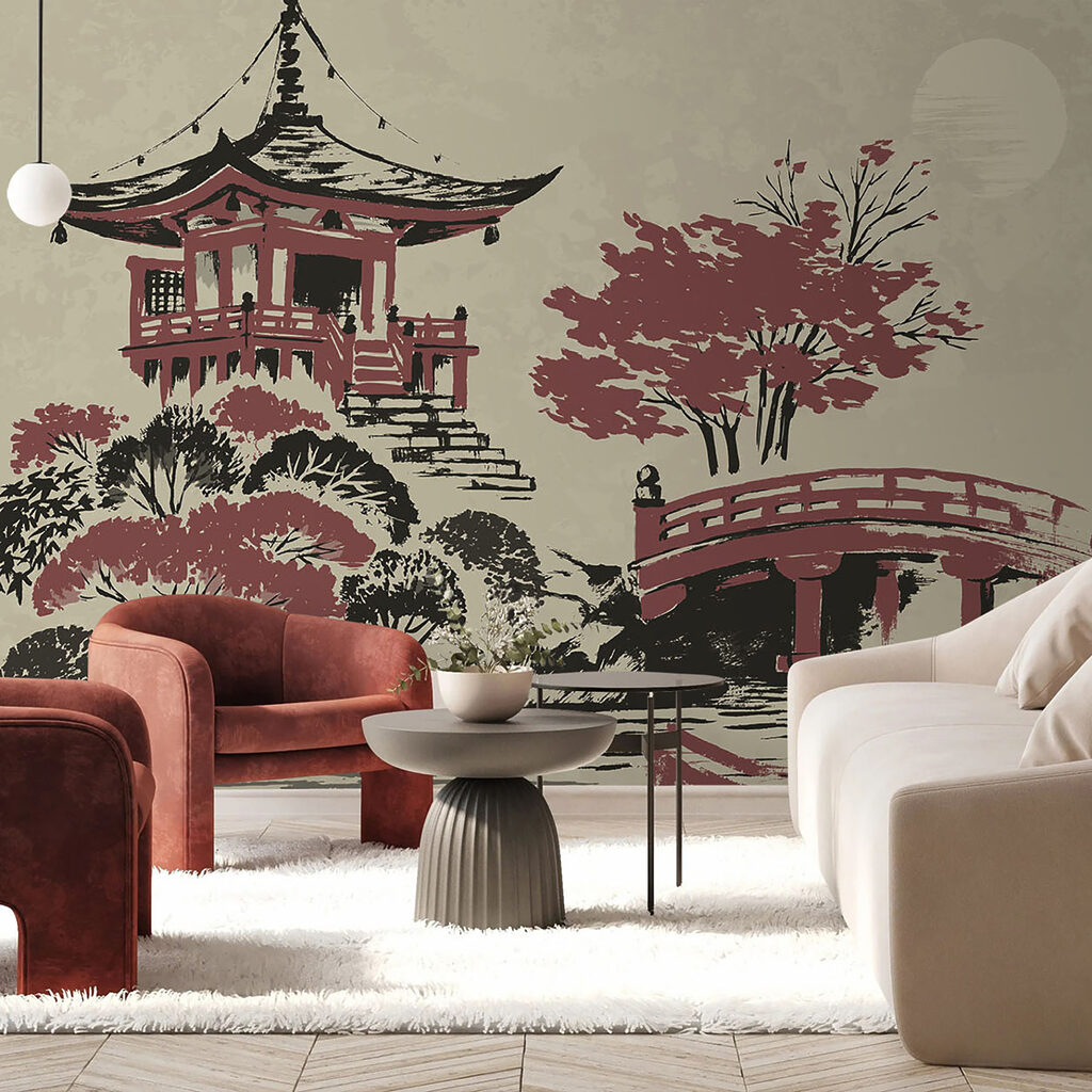 Pagoda s červeným mostem — interiér 4