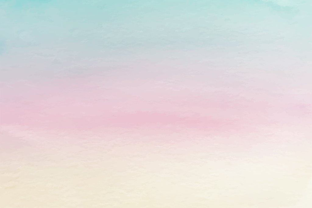 Měkký pastelový horizont — celý design