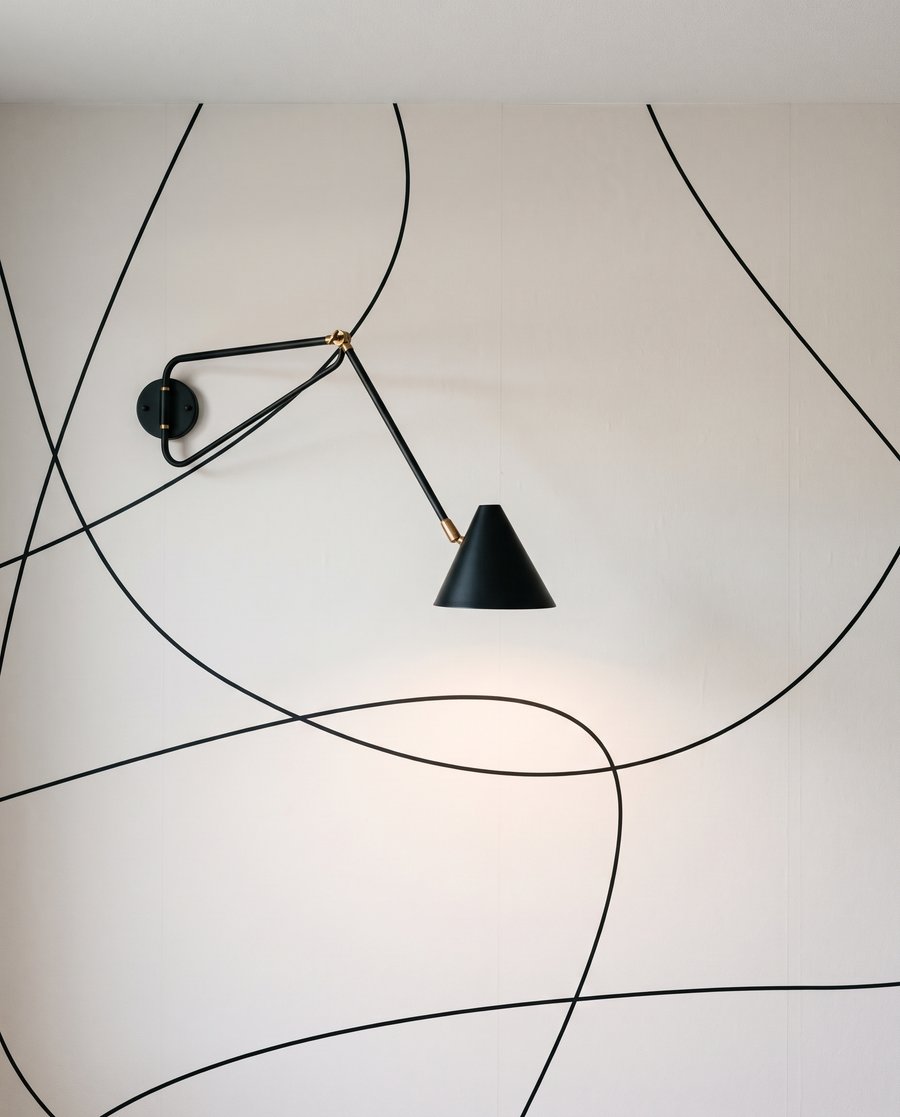 Volné černé linky — detail