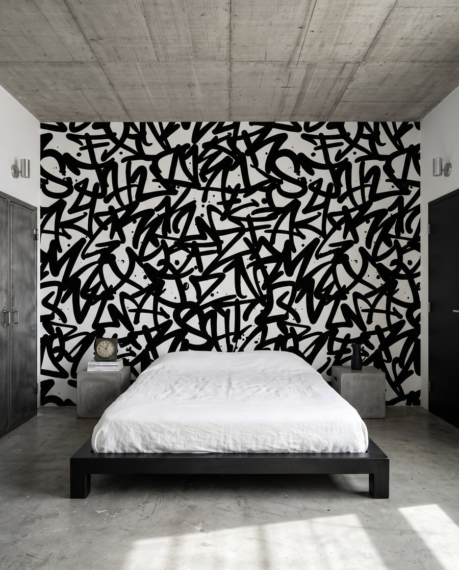 Překřížené graffiti — interiér 2