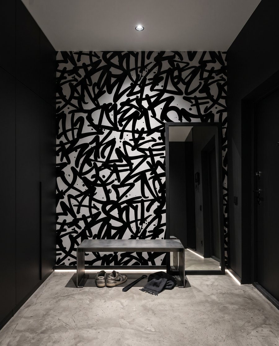 Překřížené graffiti — interiér 5
