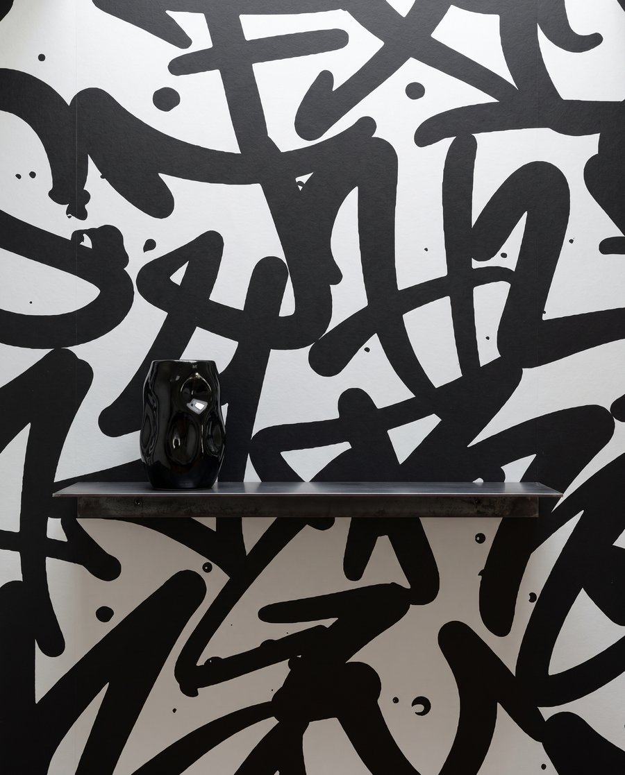 Překřížené graffiti — detail