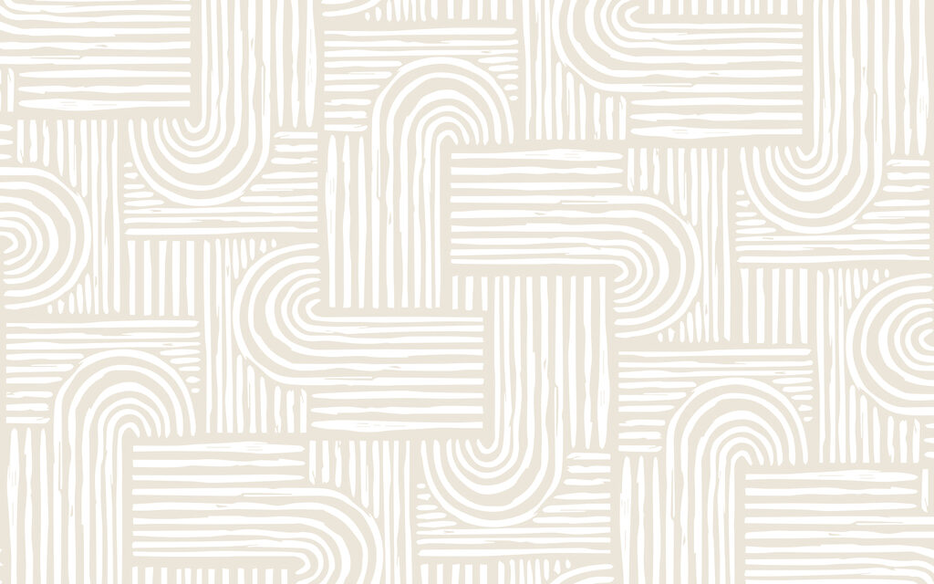 Jemné ohnuté linie — celý design
