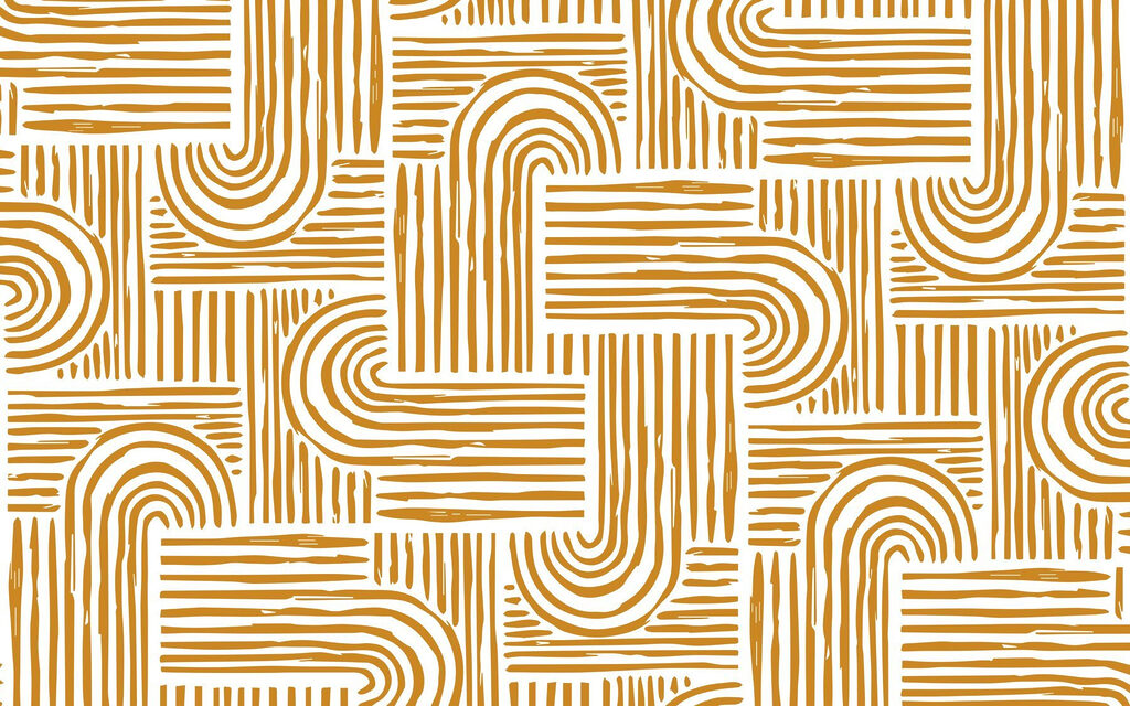 Jemné ohnuté linie — celý design