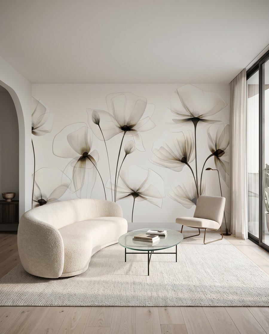 Květy s průsvitnými lístky — interiér 4