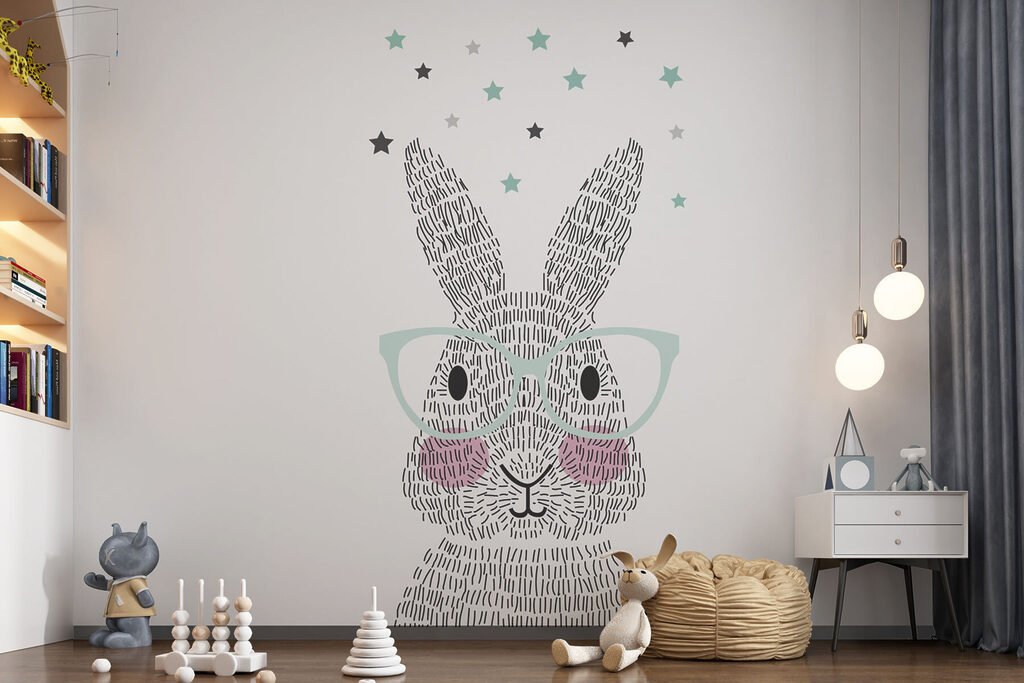 Králík s brýlemi — interiér 1
