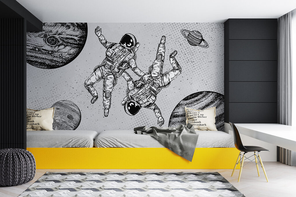 Astronauti mezi planetami — interiér 1