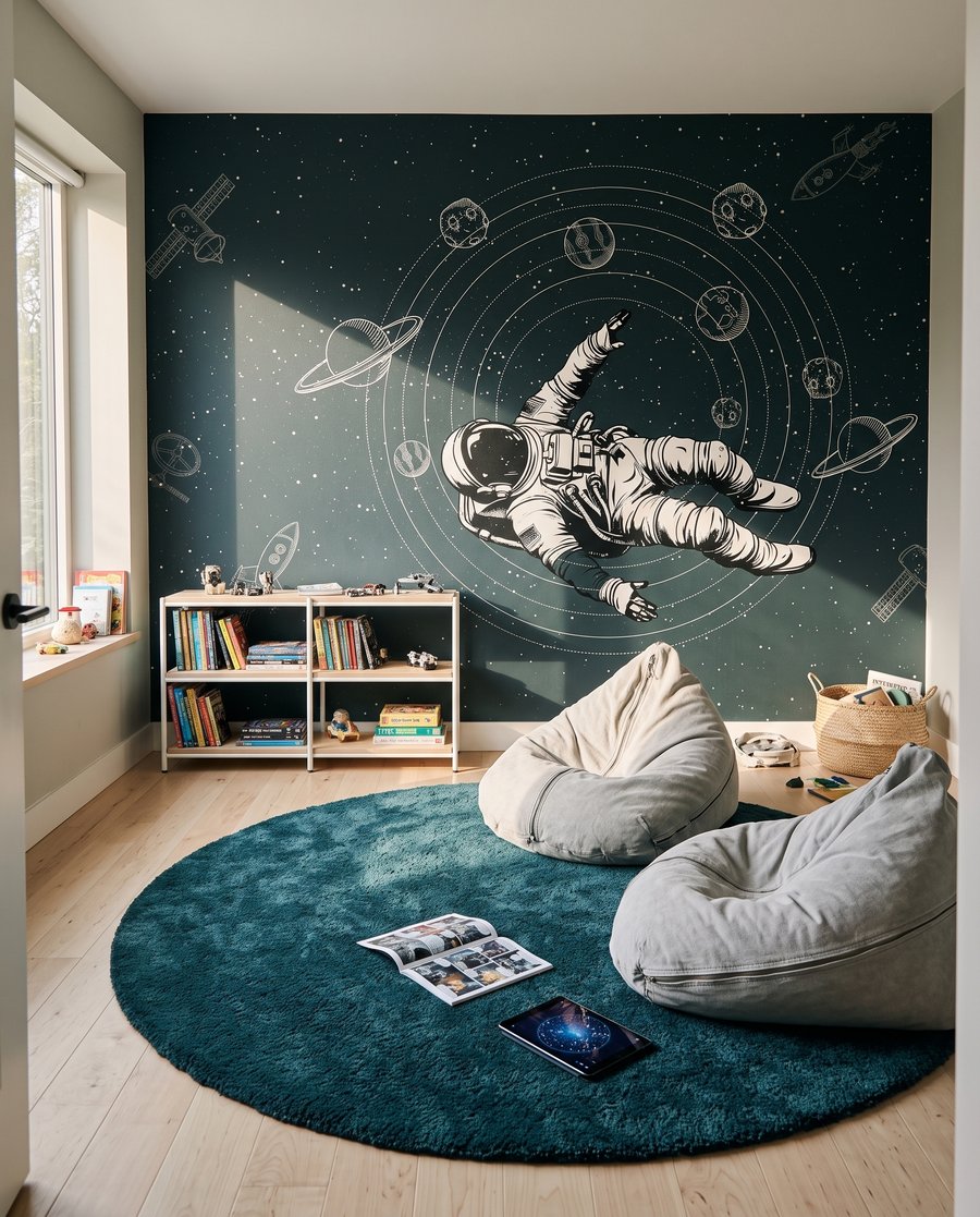 Astronaut mezi oběžnými drahami — interiér 1