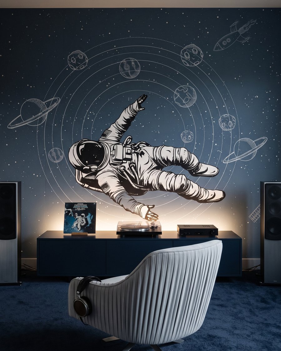 Astronaut mezi oběžnými drahami — interiér 1