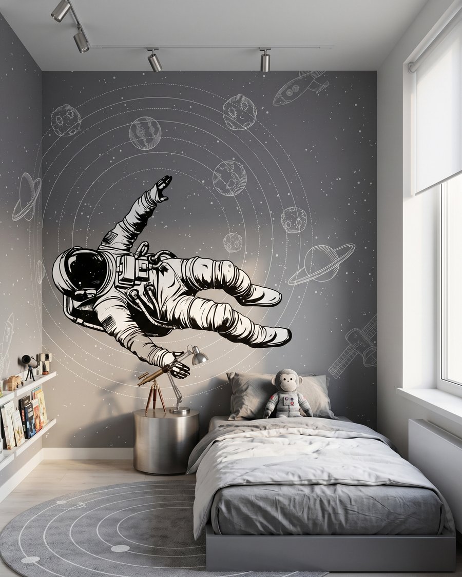 Astronaut mezi oběžnými drahami — interiér 1