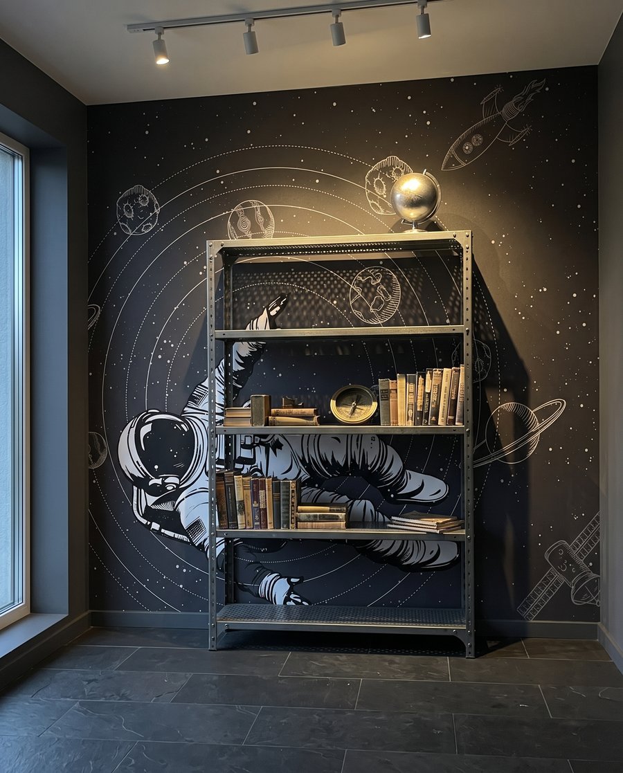 Astronaut mezi oběžnými drahami — interiér 1
