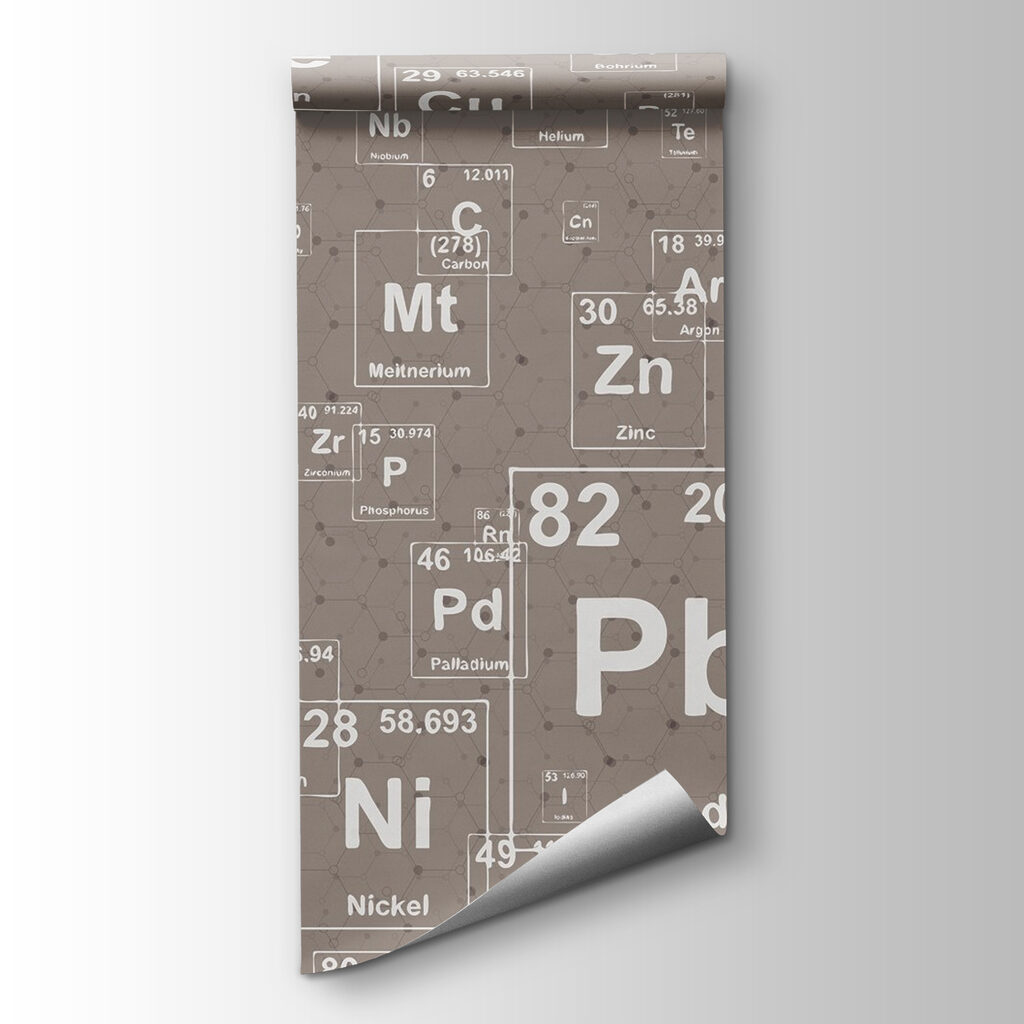 Chemické značky prvků — zobrazení produktu