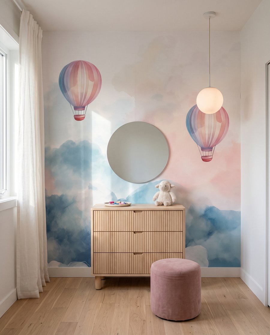 Tři balony nad mraky — interiér 5