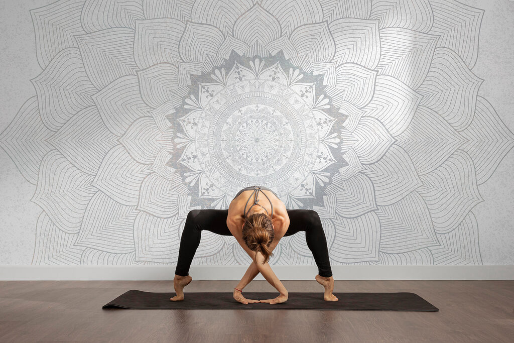 Jemná květinová mandala — interiér 3