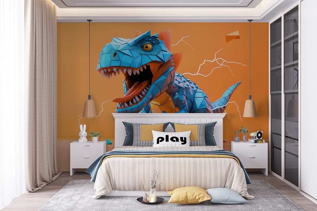 Modrý dinosaurus — interiér 3