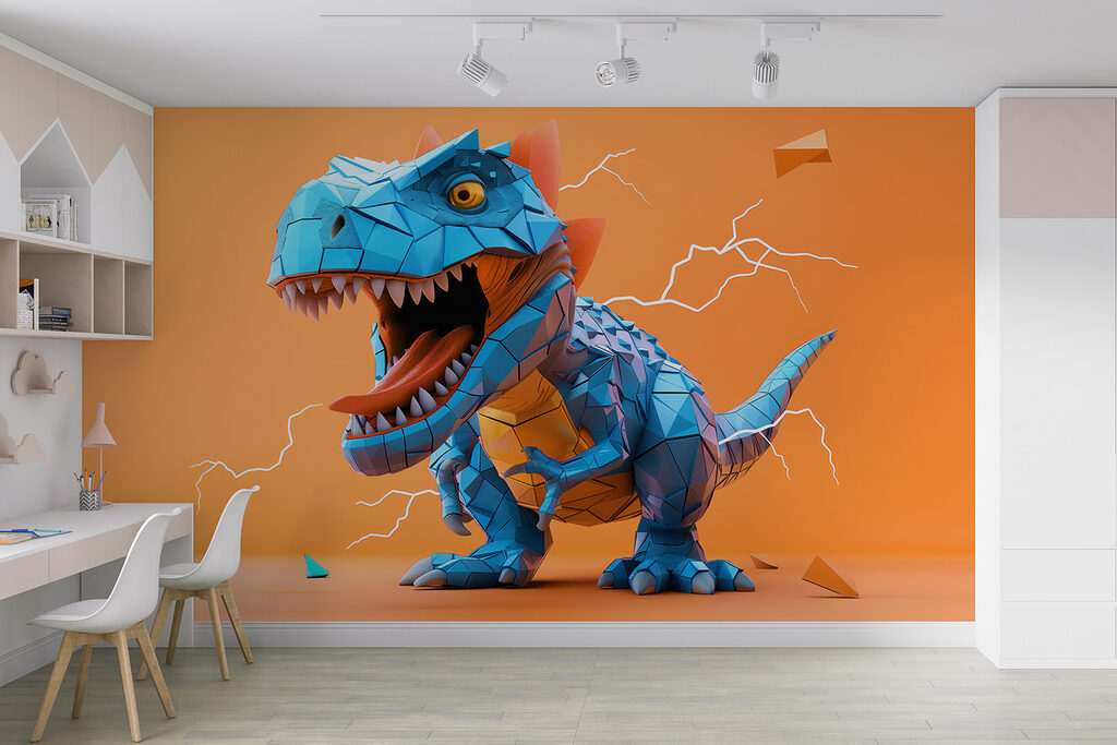 Modrý dinosaurus — interiér 4