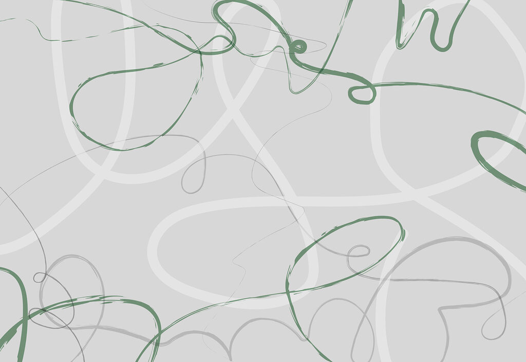 Křížící se linie — celý design