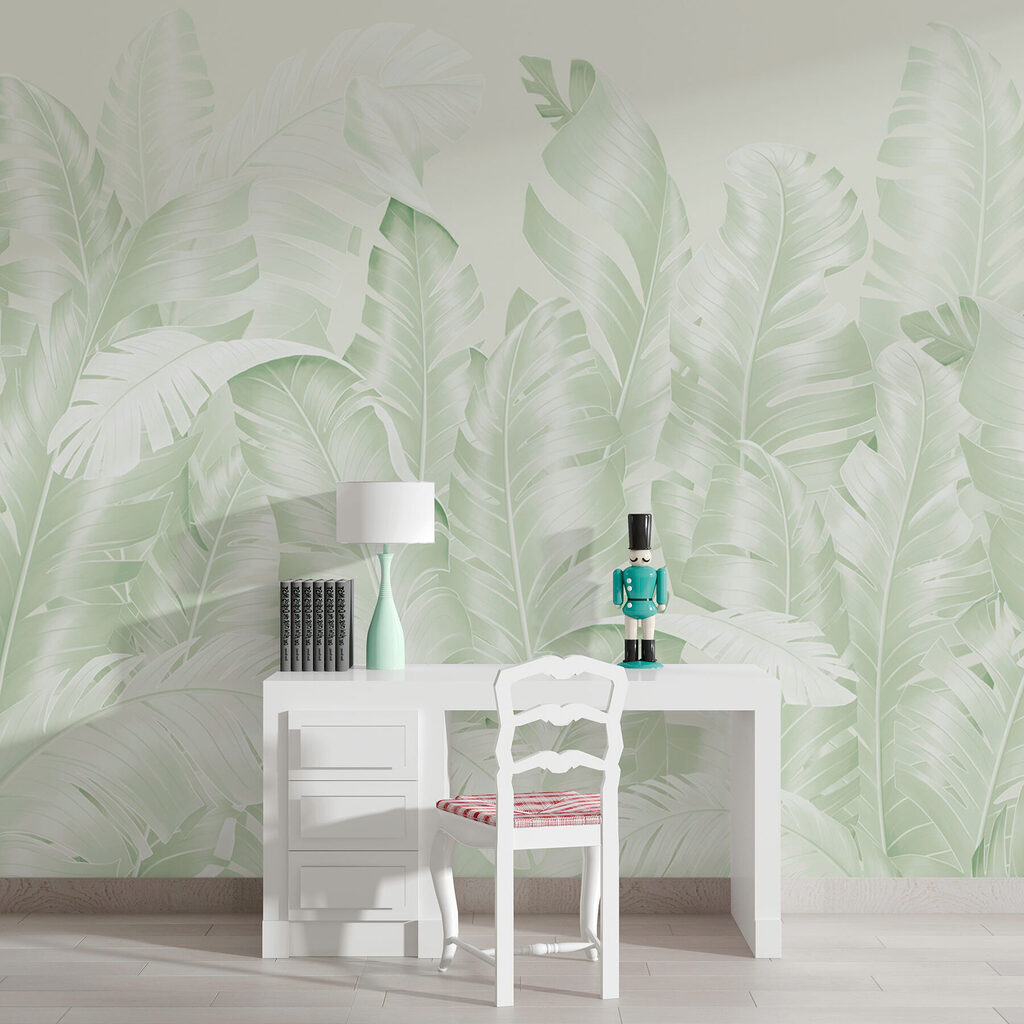 Husté palmové listy — interiér 3