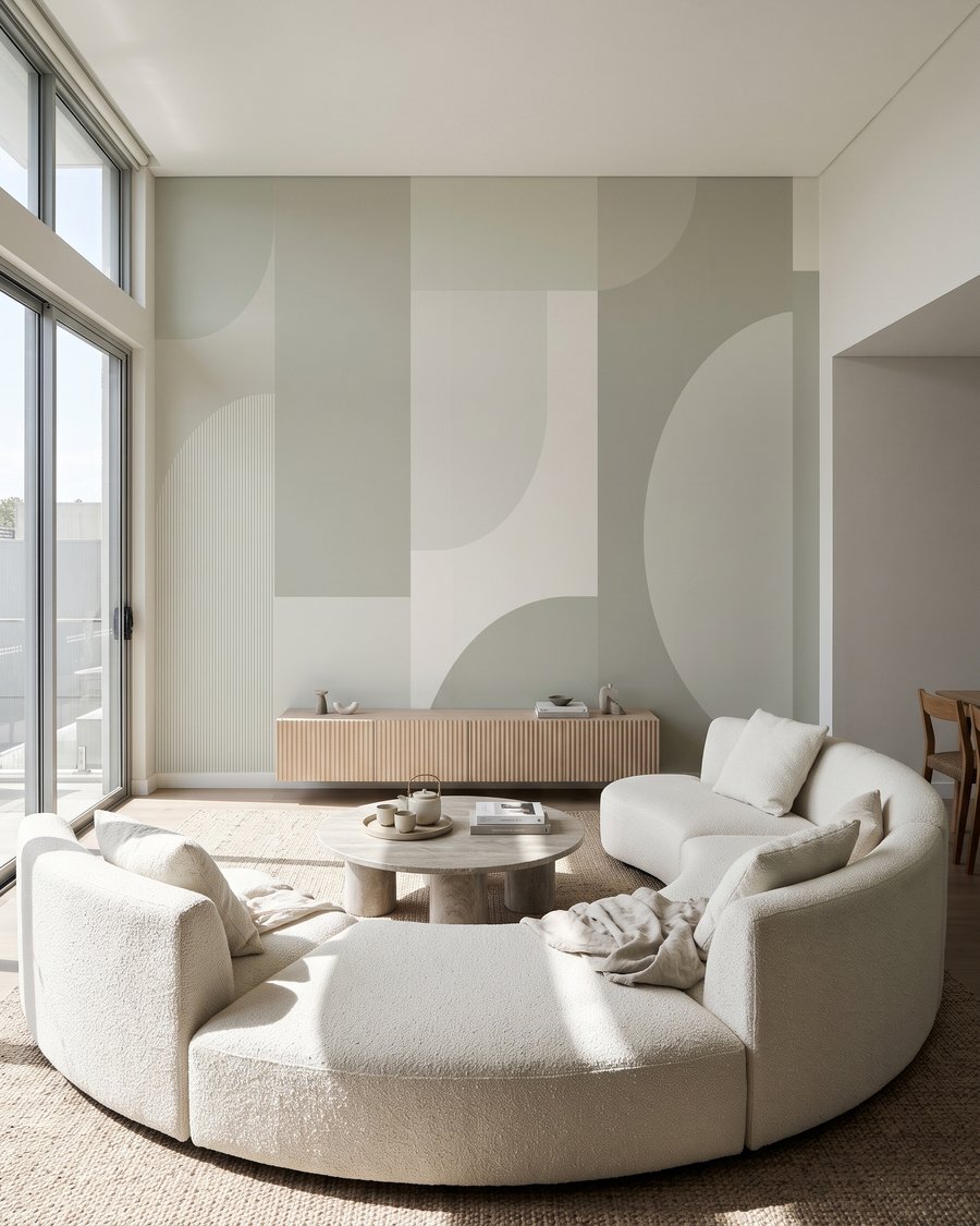 Geometrie s oblouky — interiér 1