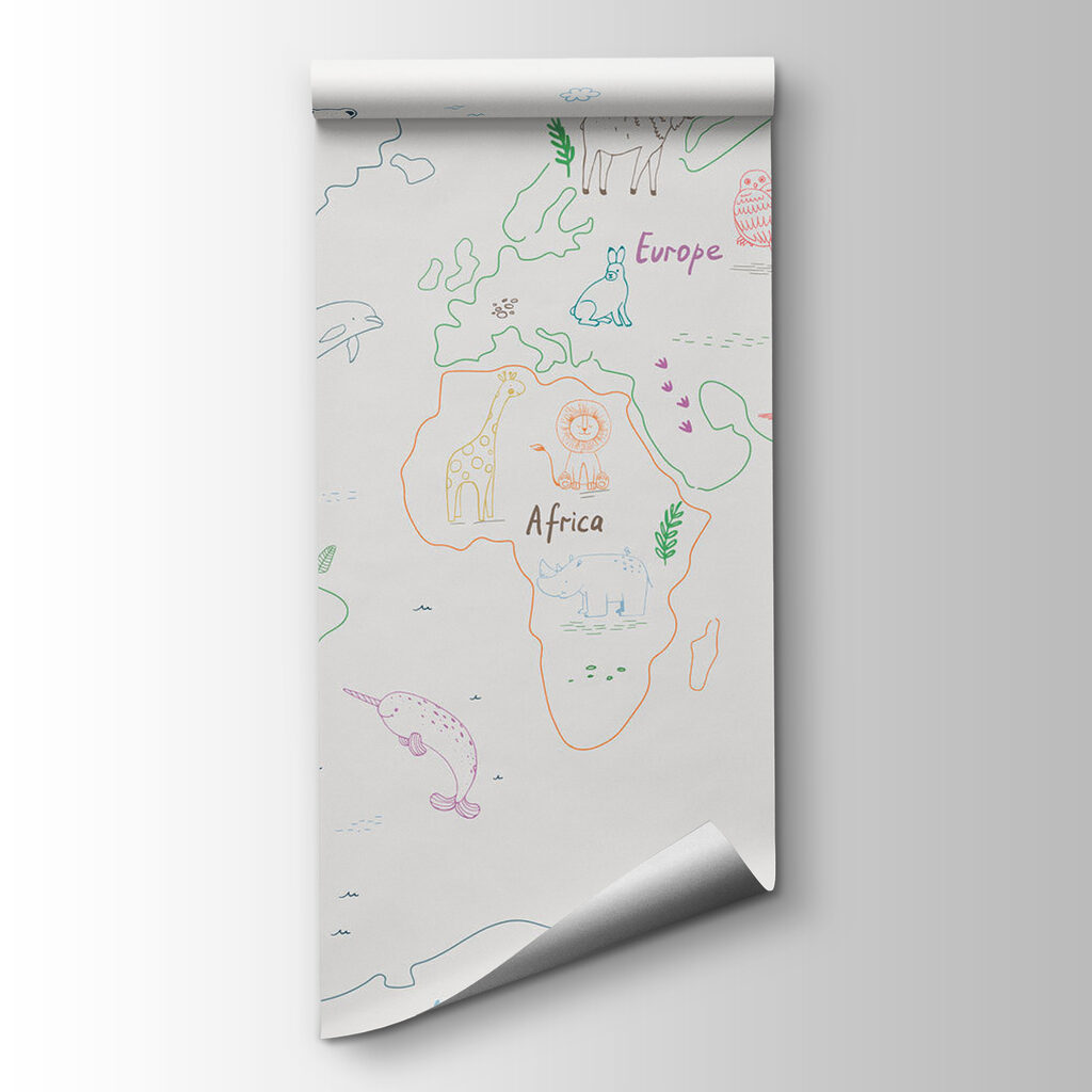 Hravá mapa světa — zobrazení produktu