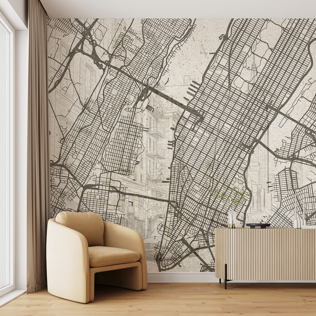 Manhattan v jemných liniích — interiér 2
