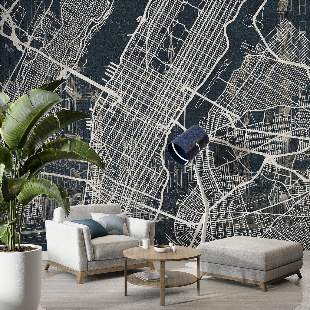 Manhattan v jemných liniích — interiér 1