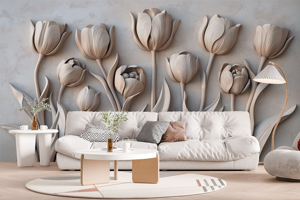 Tulipány na dlouhých stoncích — interiér 4