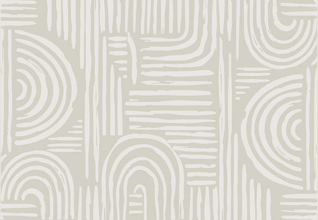 Krémové linky v obloucích — celý design