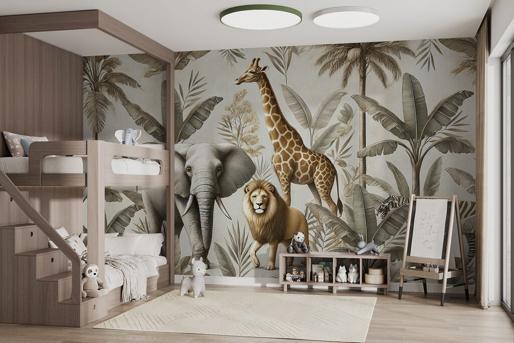 Safari mezi palmami — interiér 2