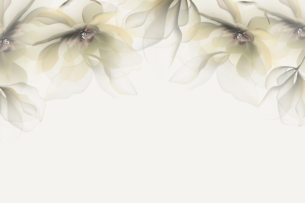 Květy jako baldachýn — celý design