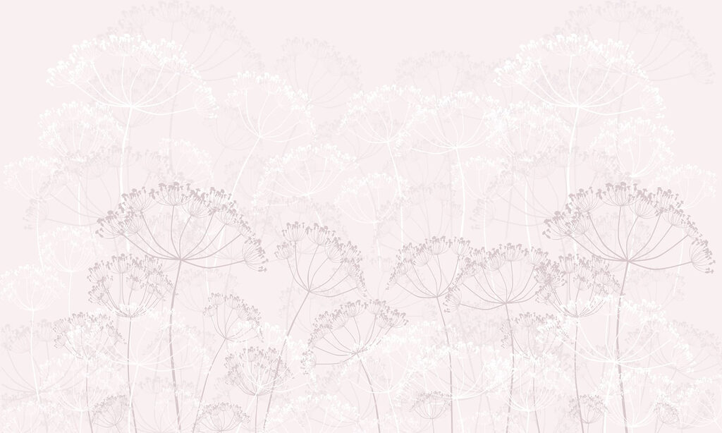 Jemné okoličnaté květy — celý design