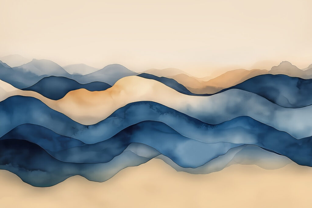Vlnité kopce — celý design