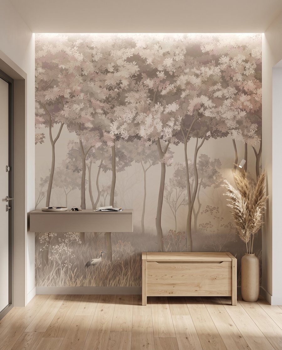 Světlý les plný květů — interiér 7