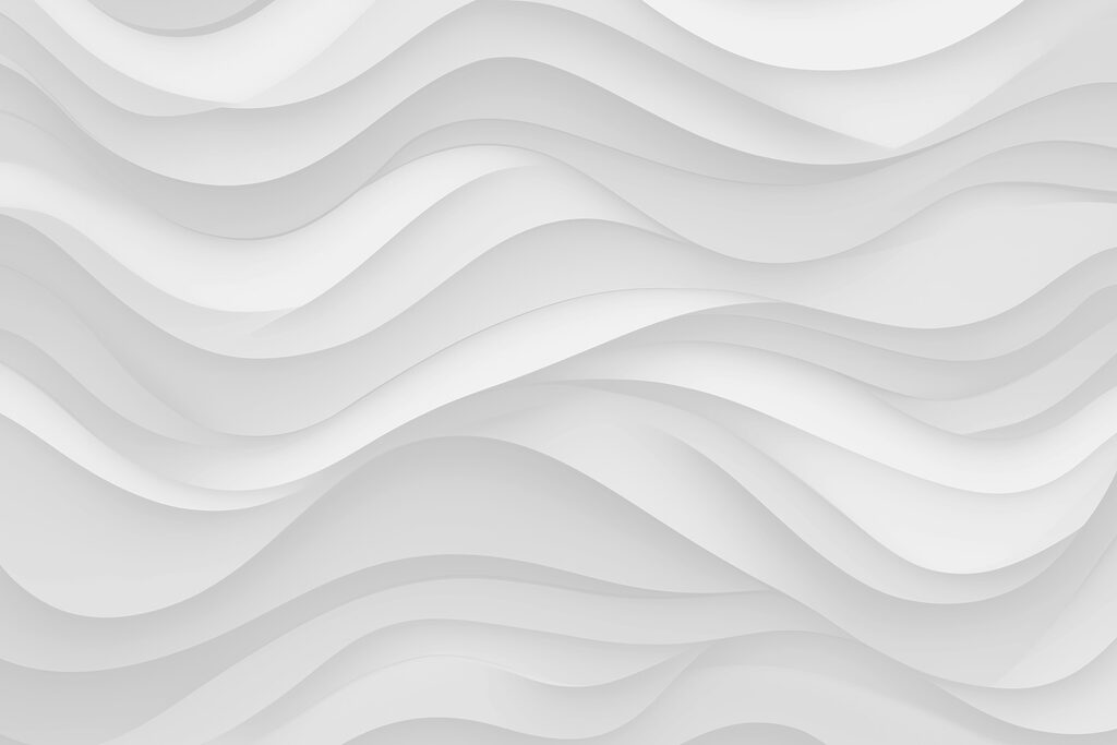 Bílé vlny se rozvíjejí — celý design