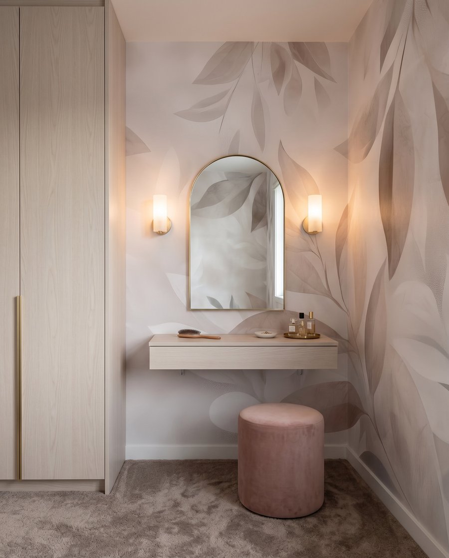 Listy ve vějíři — interiér 3