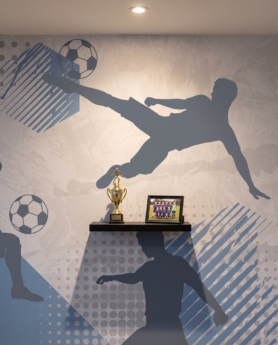 Fotbalisté v pohybu — detail