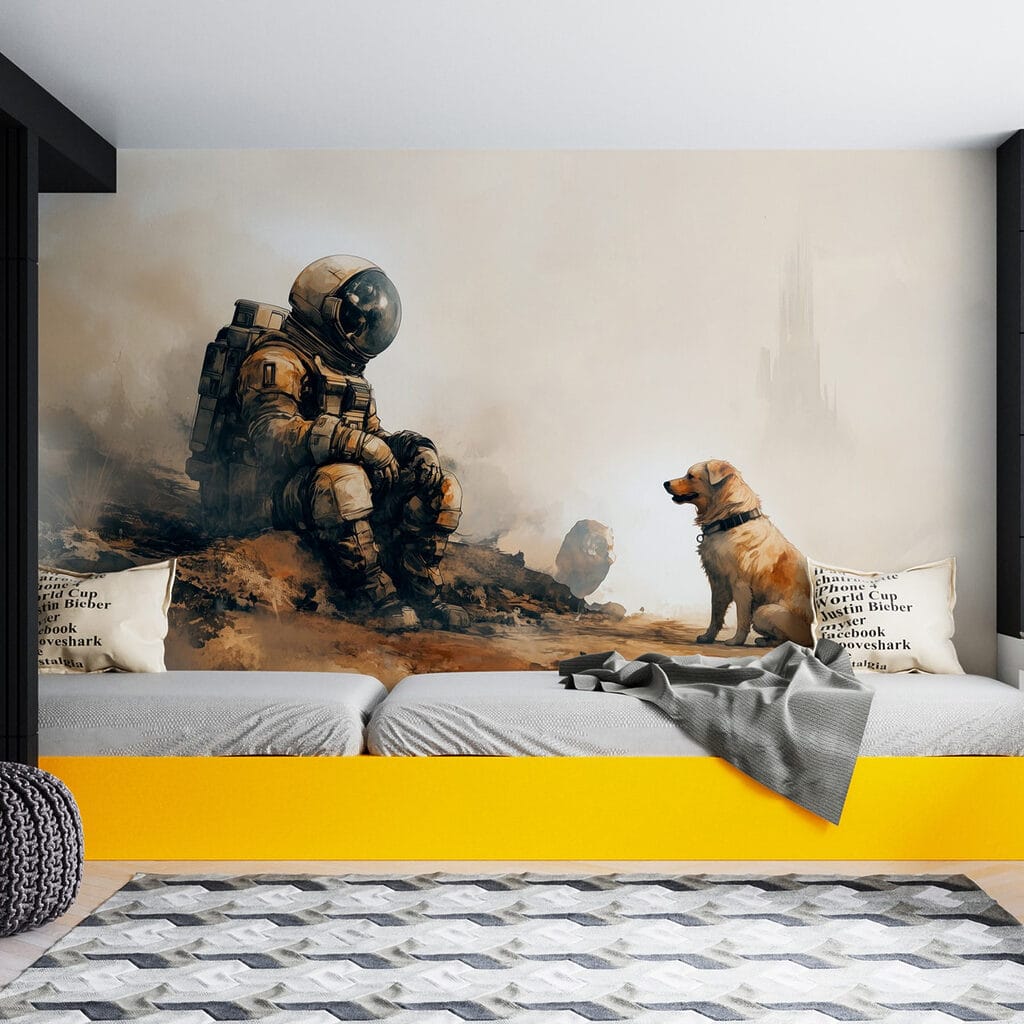Astronaut se psem — interiér 3