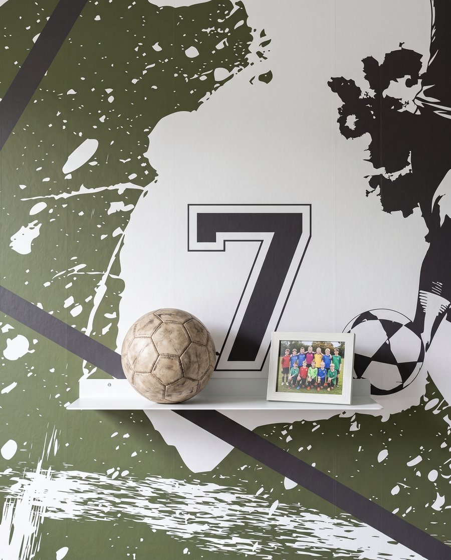 Fotbalisté v ocelové modři — detail