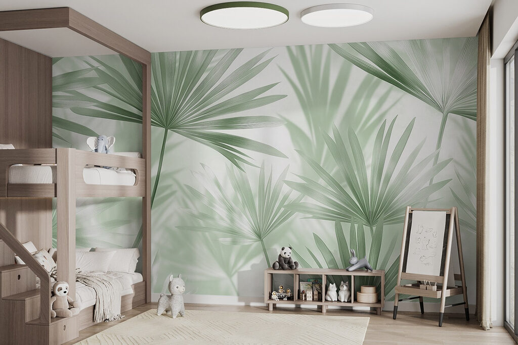 Palmové listy ve světle — interiér 6